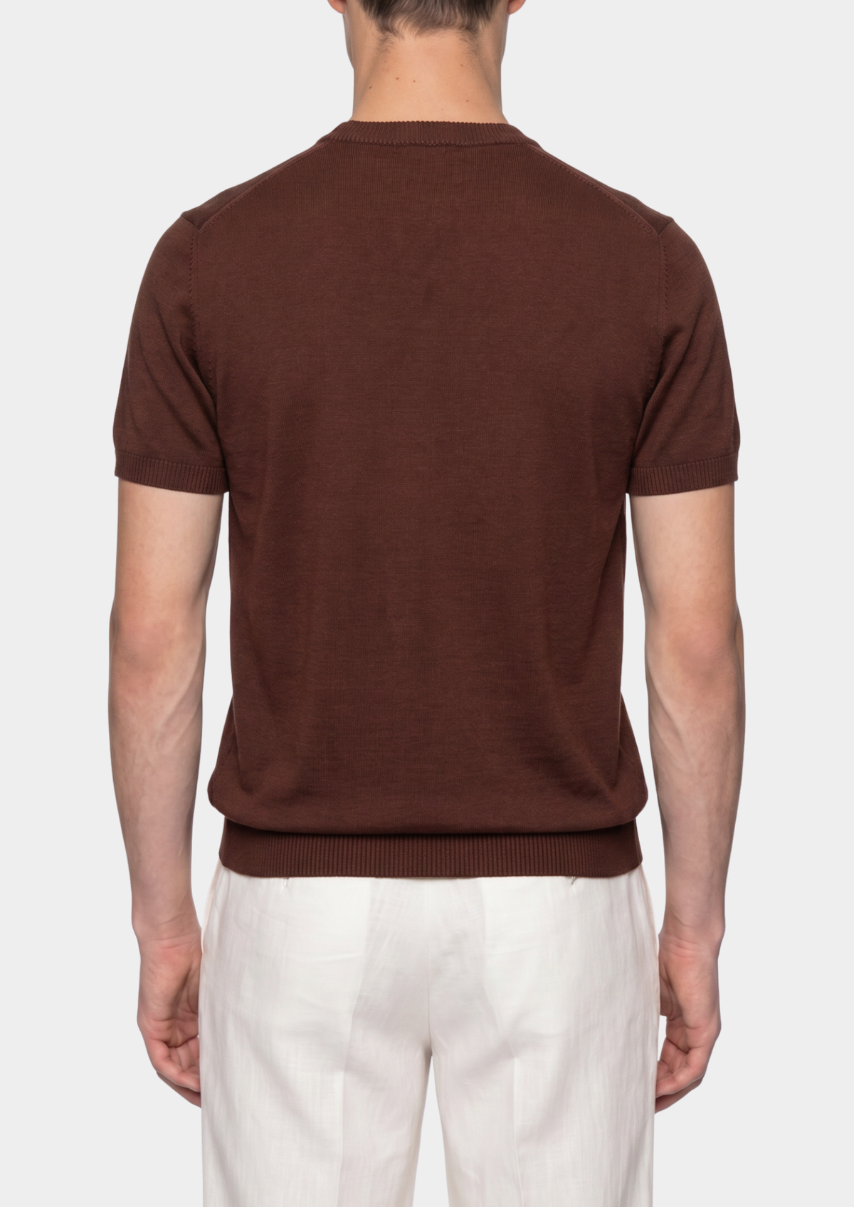Essential Coffee Knitted Crewneck T-Shirt | Apuro