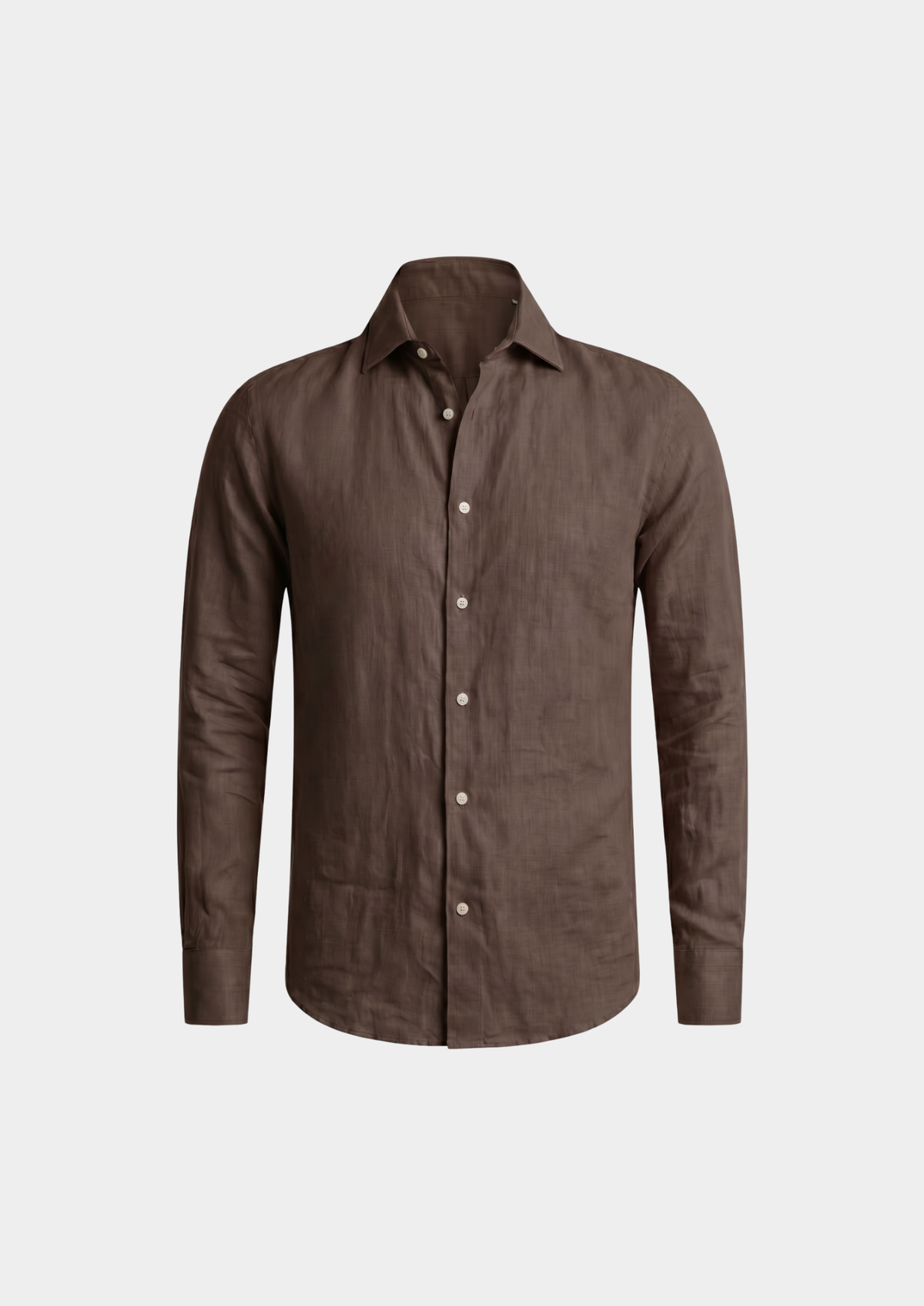 Portofino Coastal Shirt - Dark Brown | Apuro