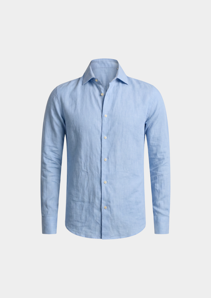 Portofino Coastal Shirt - Light Blue | Apuro