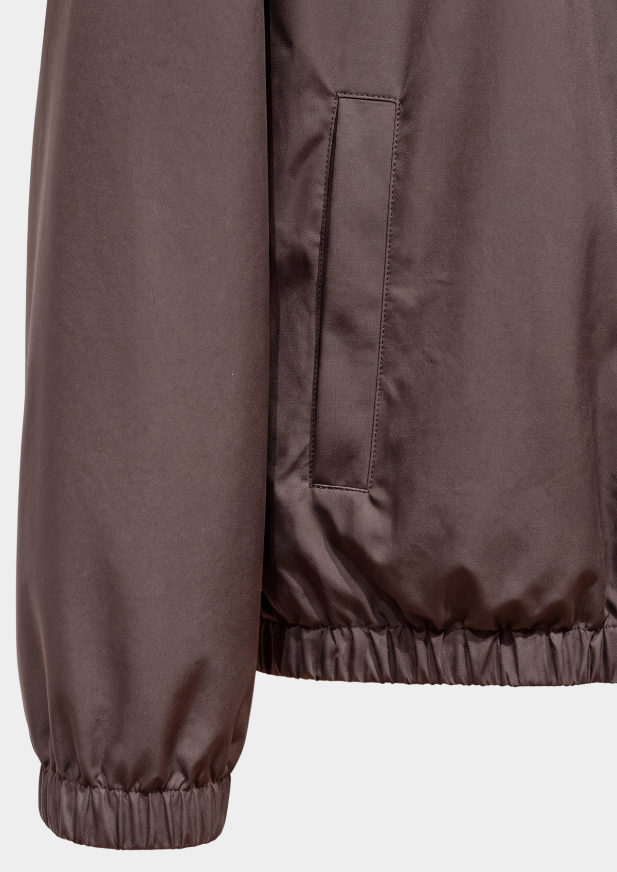 Coffee Technical Windbreaker Jacket | Apuro