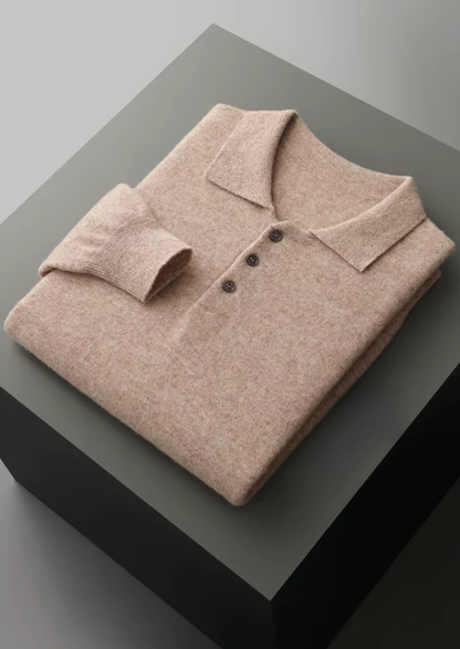 Pure Extra-Fine Merino Wool Classic Sweater Polo | Apuro