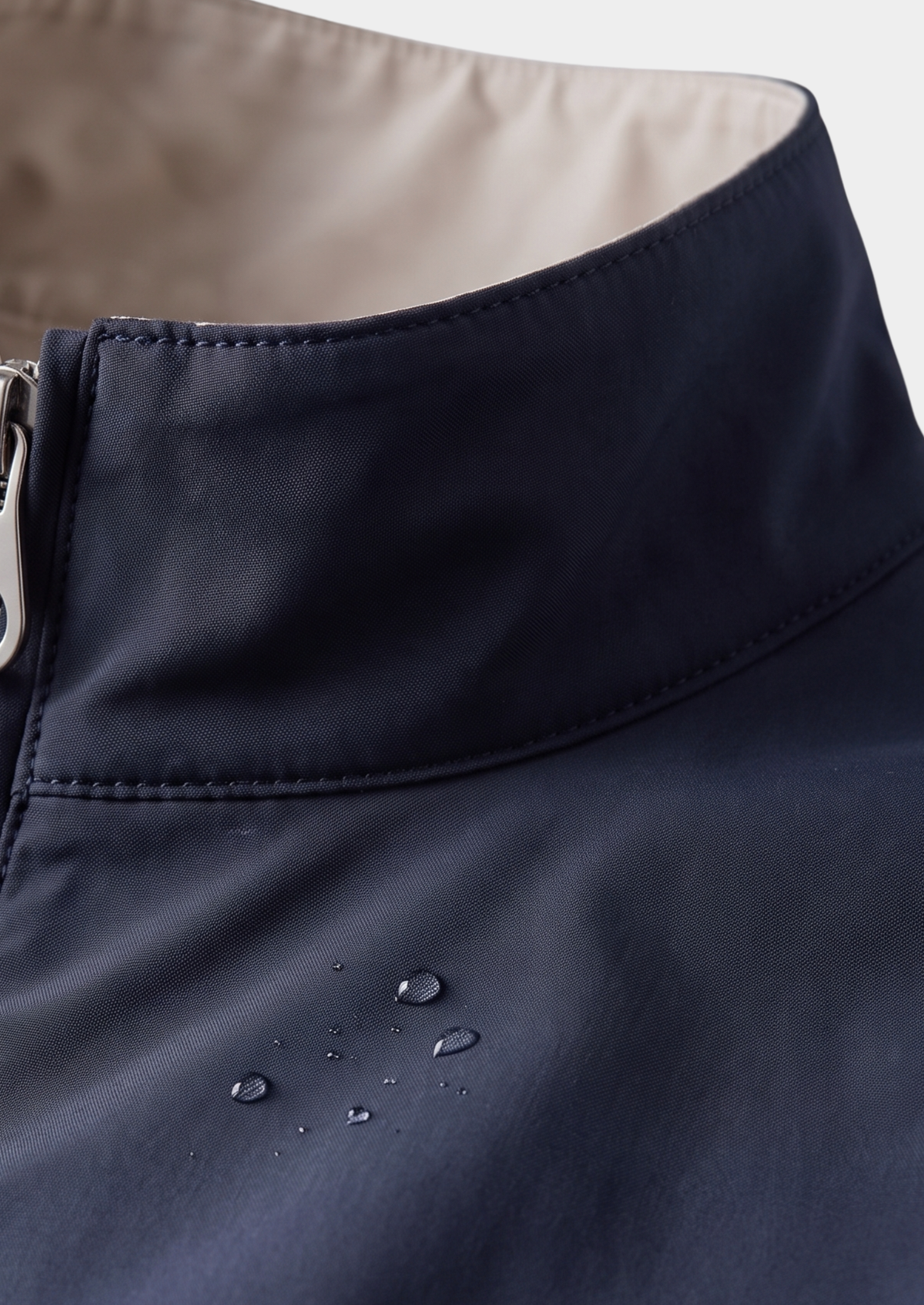 Navy Blue Technical Windbreaker Jacket | Apuro