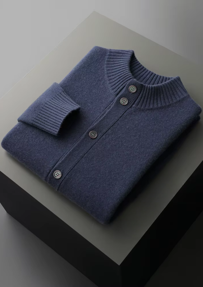 Premium Cashmere Button Cardigan | Apuro