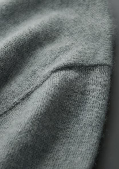 Premium Cashmere Classic Crewneck T-Shirt - Shadow Flint | Apuro