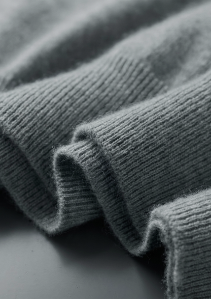 Premium Cashmere Classic Crewneck T-Shirt - Shadow Flint | Apuro