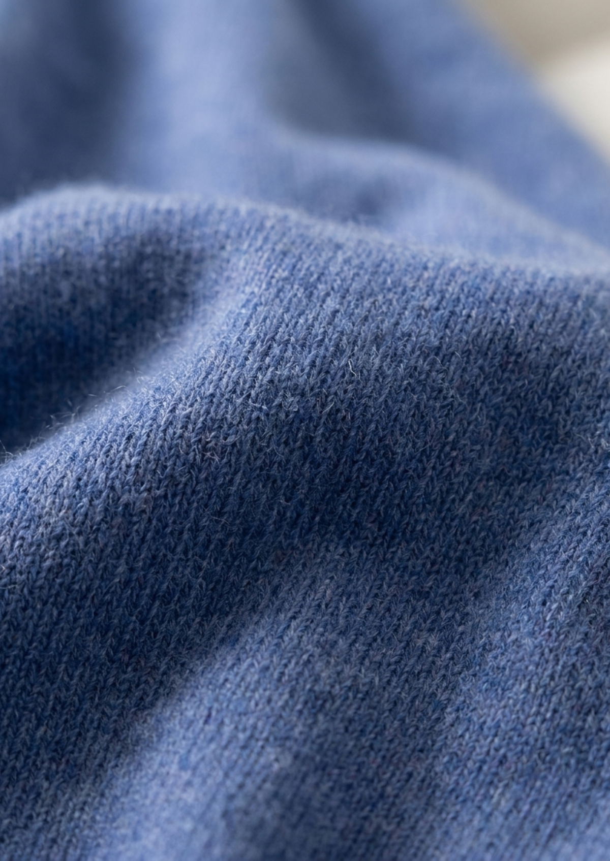 Premium Cashmere Classic Crewneck T-Shirt - Deep Atlantic | Apuro