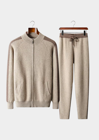 Premium Cashmere Sand Torino Leisure Set | Apuro