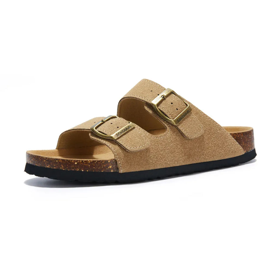 Apuro Suede Arizona Sandals - Light Brown