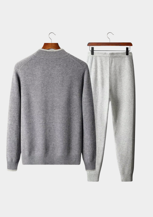 Pure Extra-Fine Merino Wool Two Tone Set | Apuro