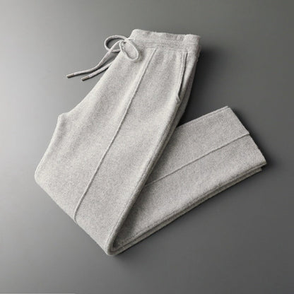 Pure Extra-Fine Merino Wool Leisure Trousers | Apuro