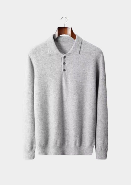 Pure Extra-Fine Merino Wool Classic Sweater Polo | Apuro