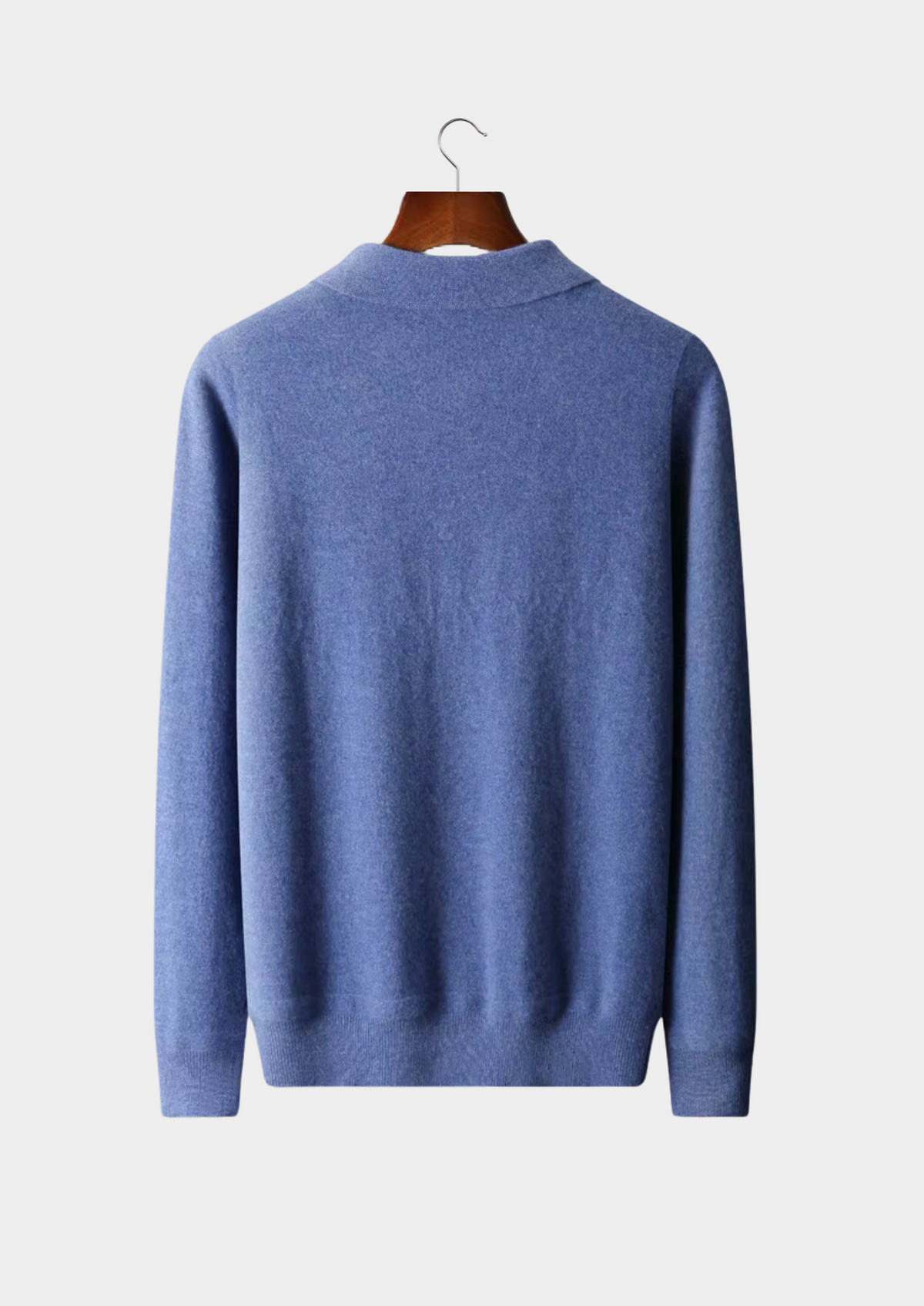 Pure Extra-Fine Merino Wool Half Zip Polo | Apuro