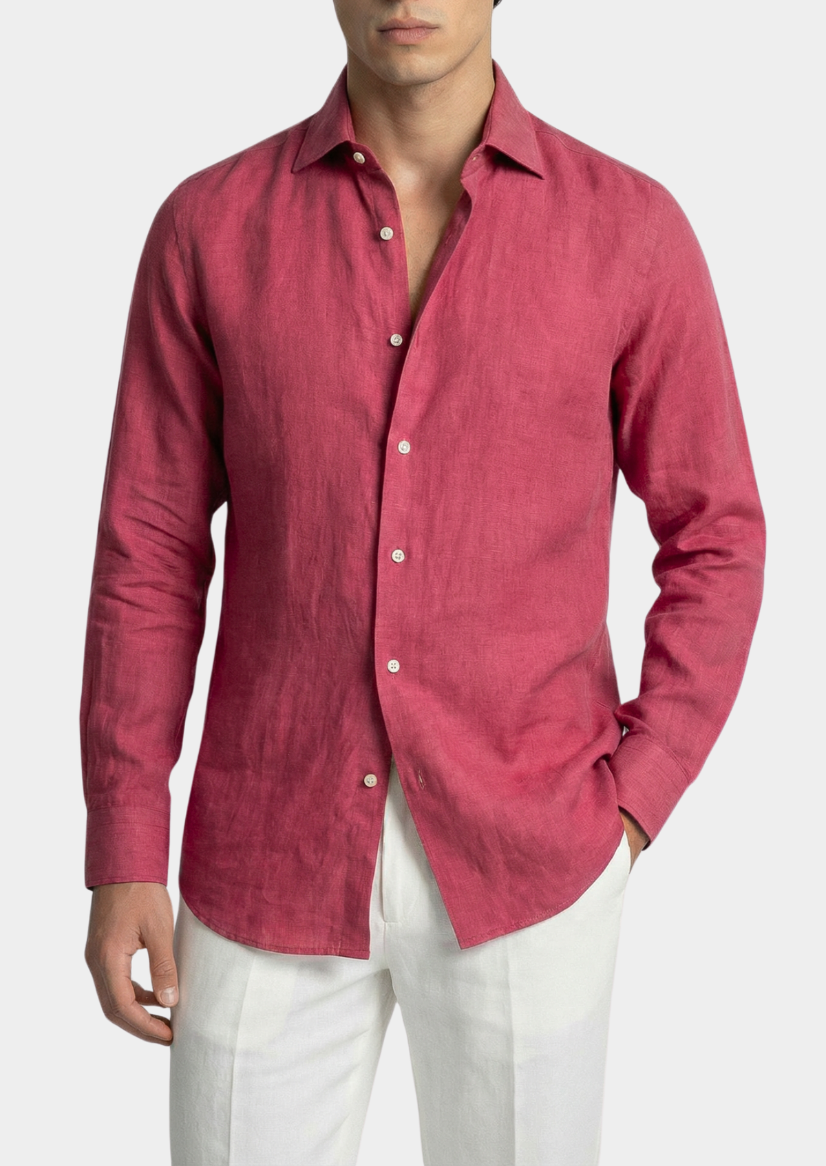 Portofino Coastal Shirt - Pink | Apuro