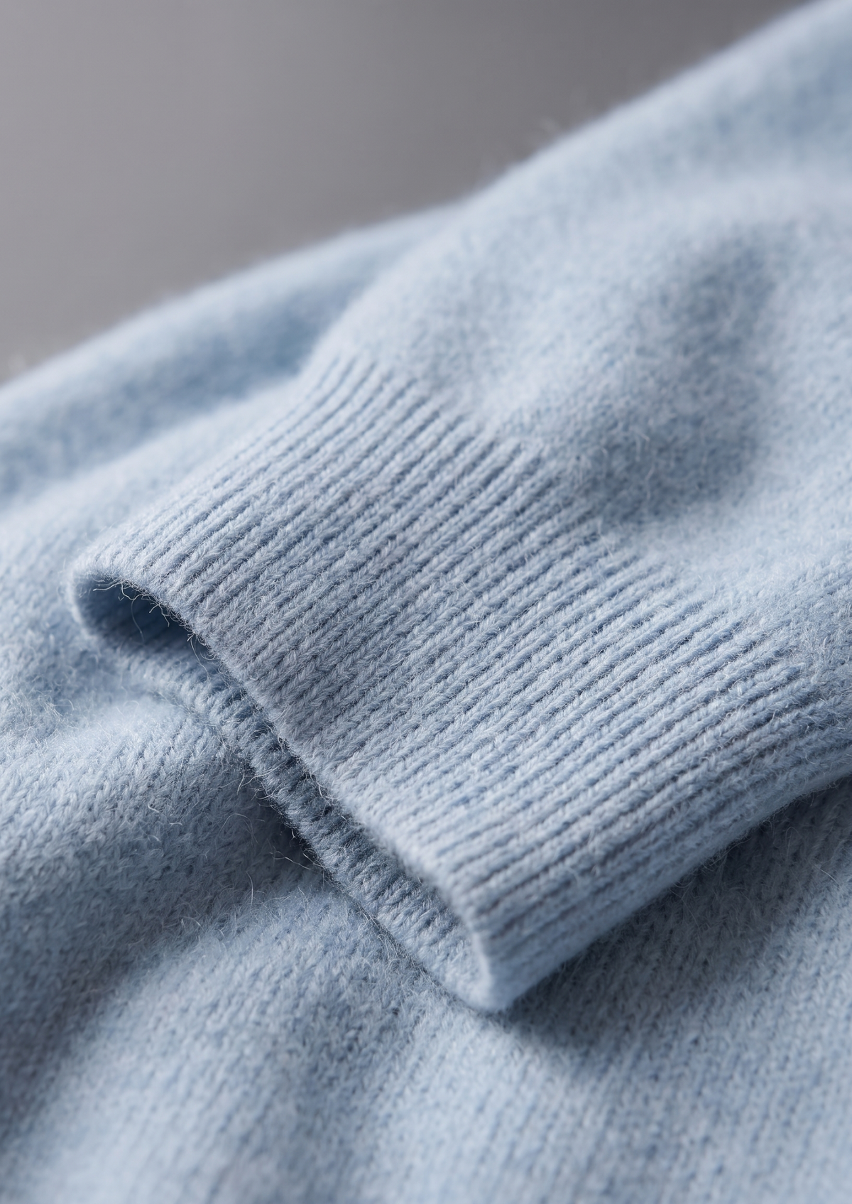 Pure Extra-Fine Merino Wool Light Blue Luzzo Set | Apuro
