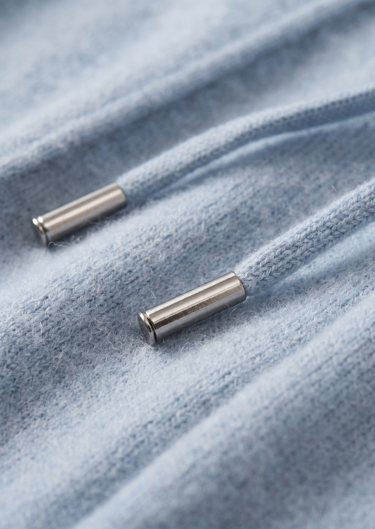 Pure Extra-Fine Merino Wool Light Blue Luzzo Set | Apuro