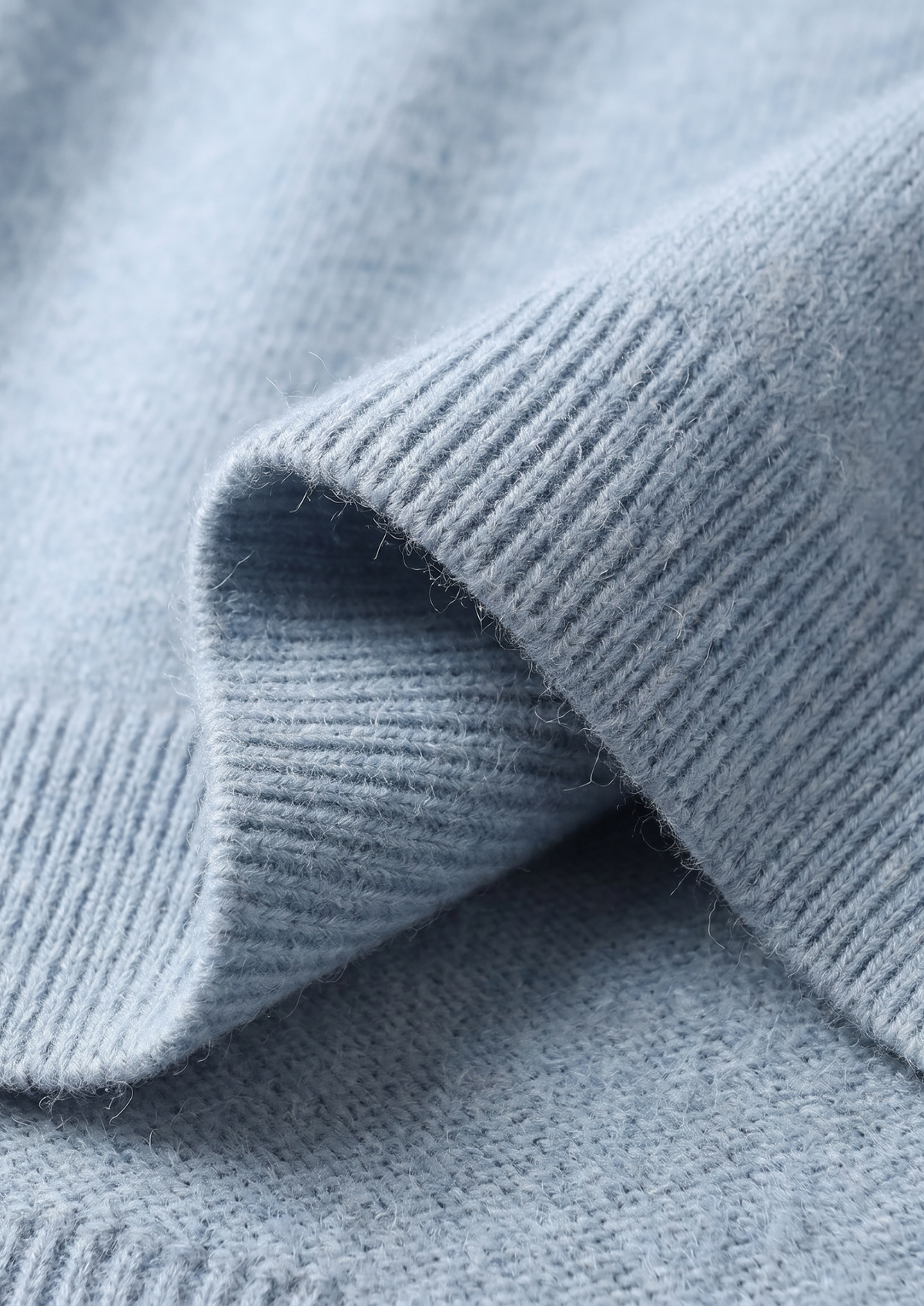 Pure Extra-Fine Merino Wool Light Blue Luzzo Set | Apuro