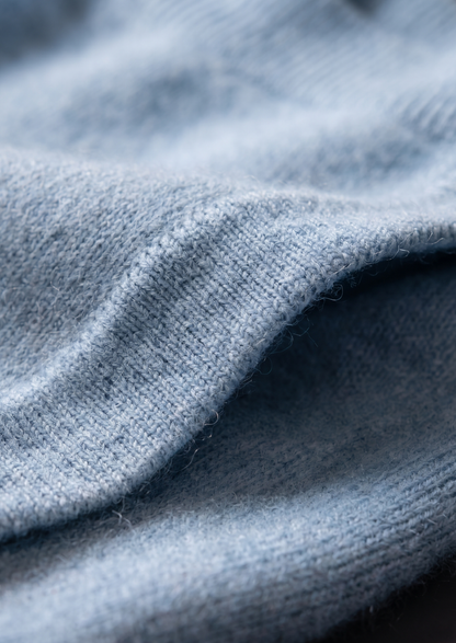 Pure Extra-Fine Merino Wool Light Blue Luzzo Set | Apuro