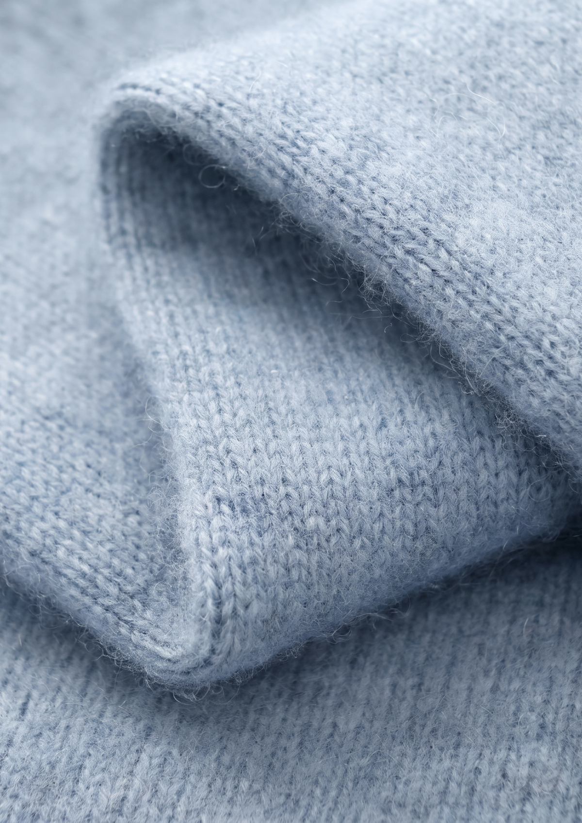 Pure Extra-Fine Merino Wool Light Blue Luzzo Set | Apuro