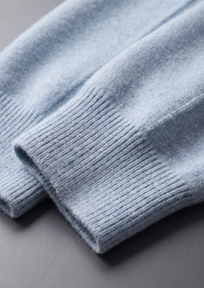Pure Extra-Fine Merino Wool Light Blue Luzzo Set | Apuro