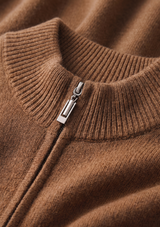 Pure Extra-Fine Merino Wool Caramel Luzzo Set | Apuro