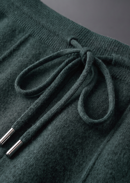 Pure Extra-Fine Merino Wool Sea Green Luzzo Set | Apuro