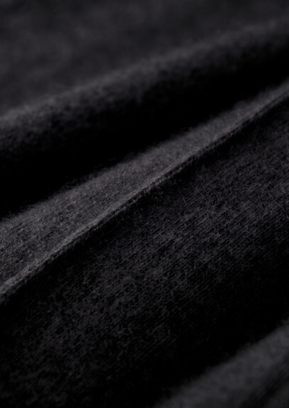 Pure Extra-Fine Merino Wool Black Luzzo Set | Apuro