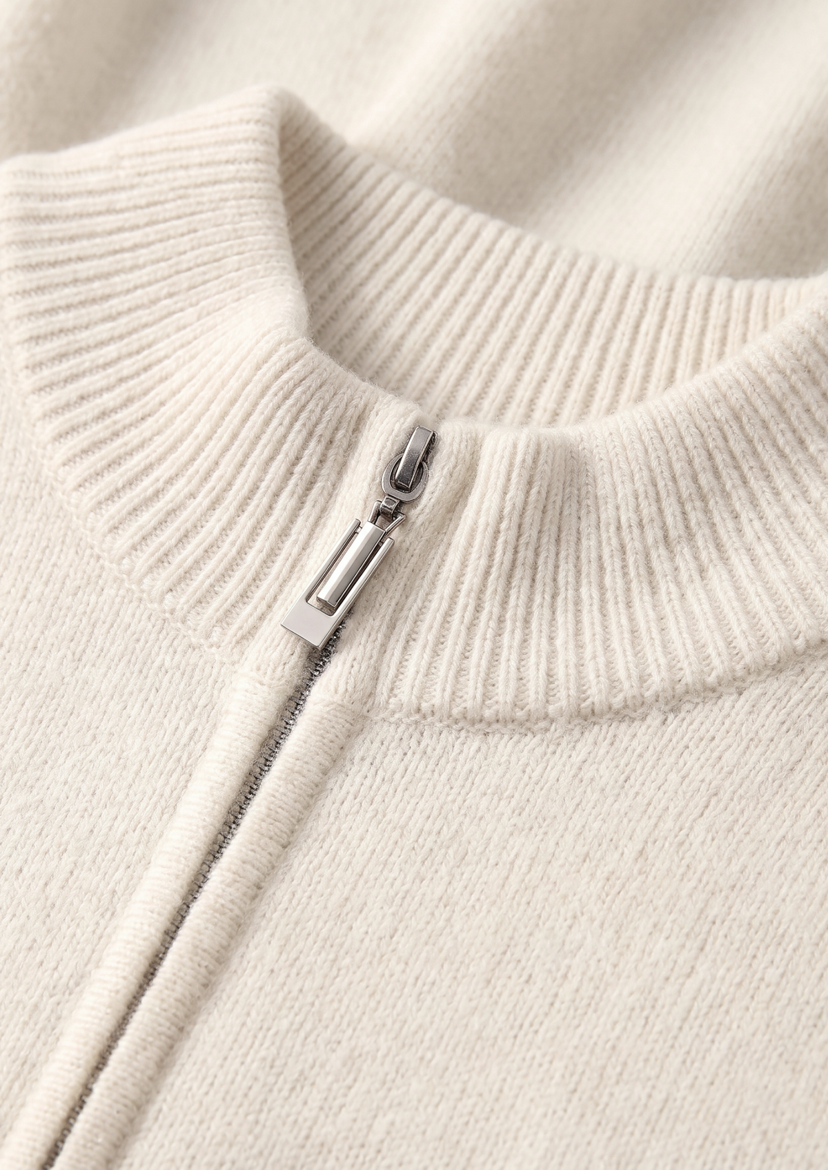 Pure Extra-Fine Merino Wool Cream White Luzzo Set | Apuro