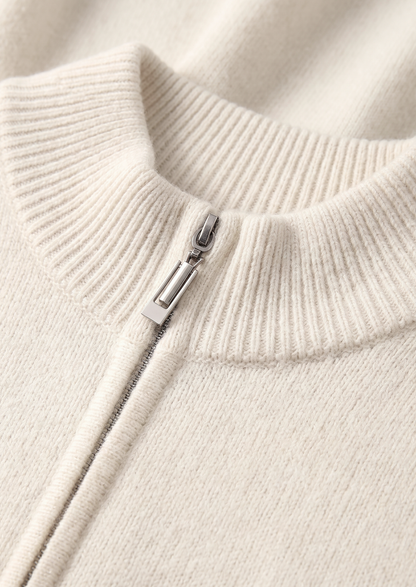 Pure Extra-Fine Merino Wool Cream White Luzzo Set | Apuro