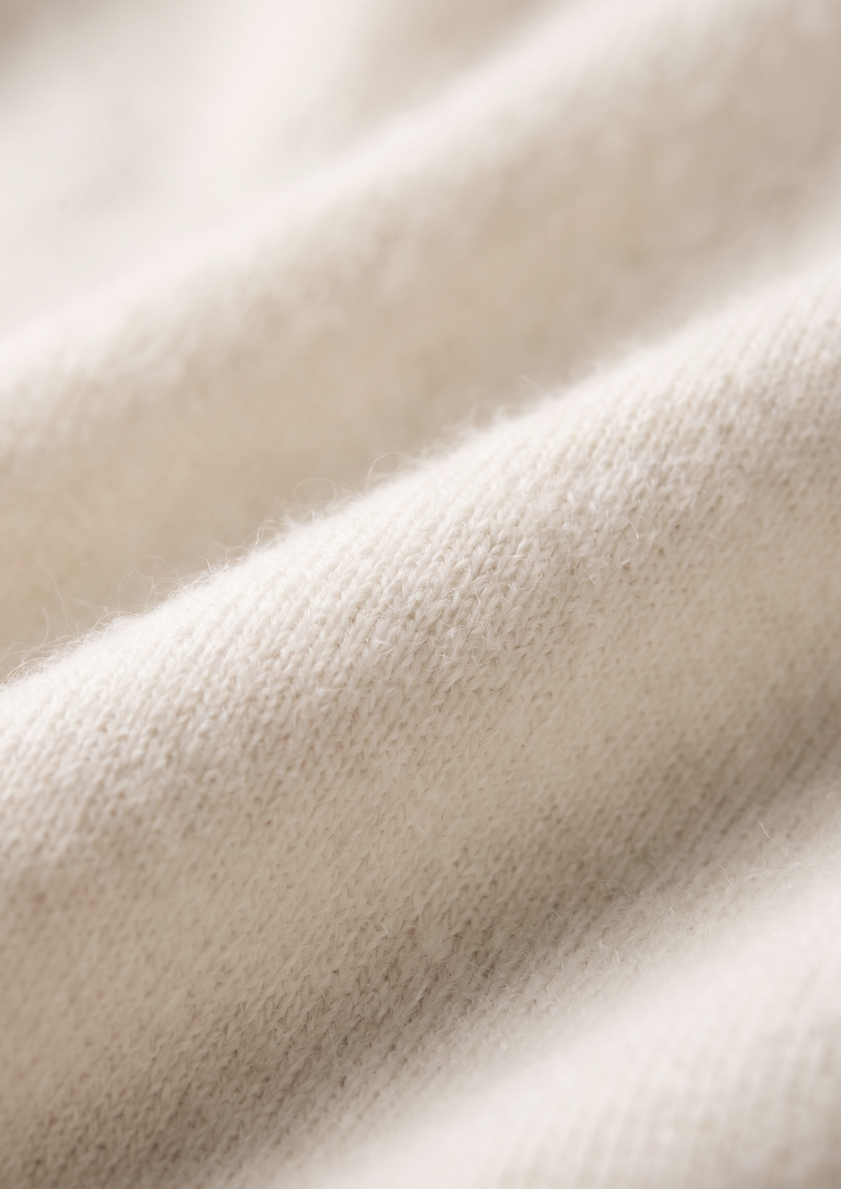Pure Extra-Fine Merino Wool Cream White Luzzo Set | Apuro