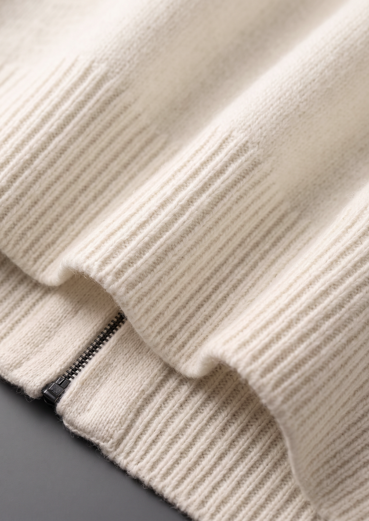 Pure Extra-Fine Merino Wool Cream White Luzzo Set | Apuro