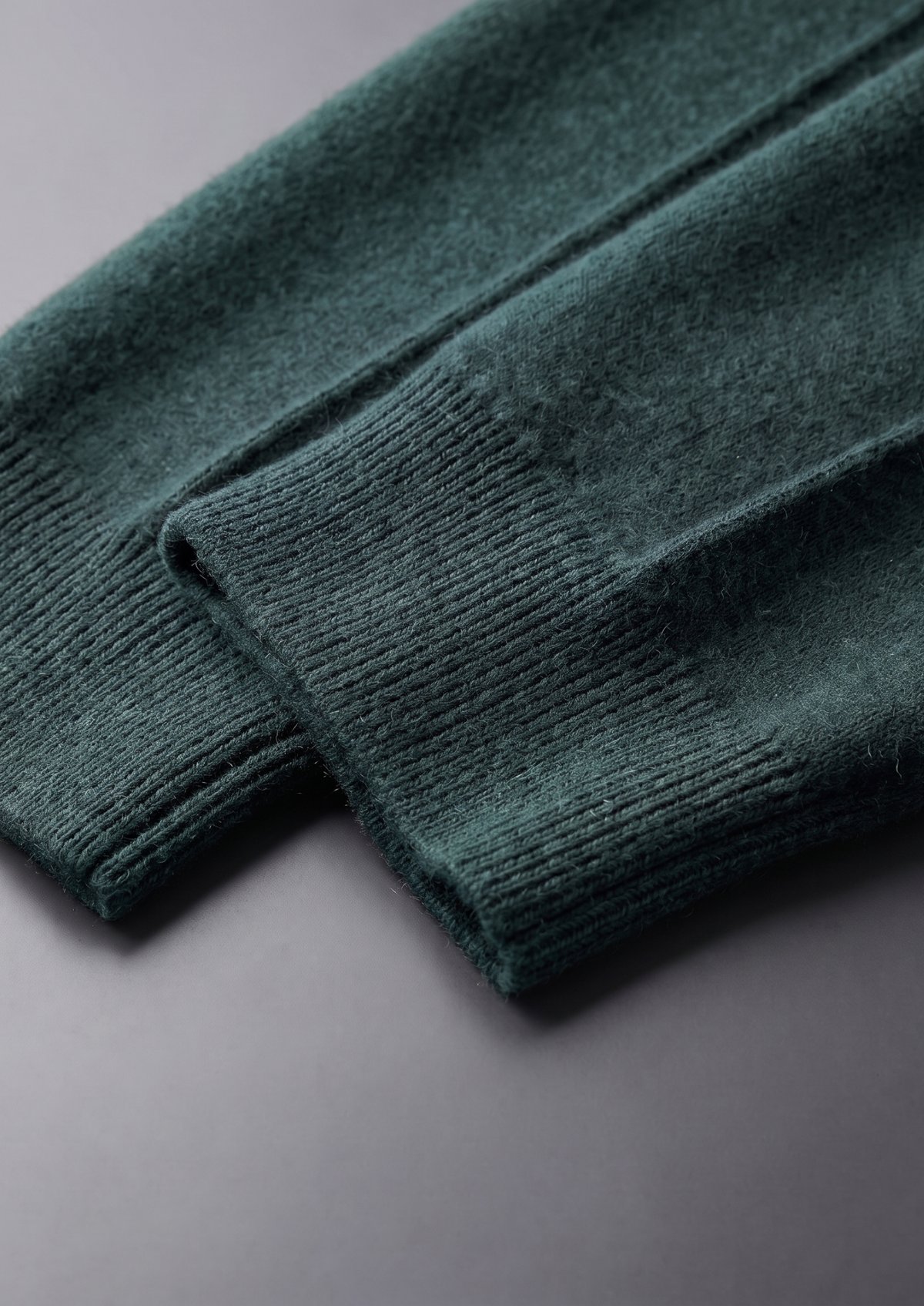 Pure Extra-Fine Merino Wool Sea Green Luzzo Set | Apuro
