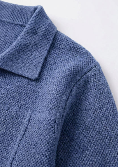 Pure Extra-Fine Merino Wool Button Overshirt | Apuro